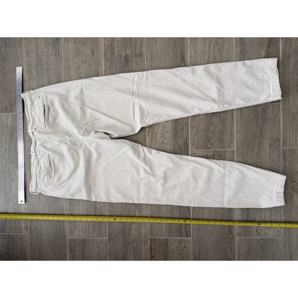 Coastline Mens Tailored Fit Khaki Chino Pants W36 L34 - Picture 7 of 14